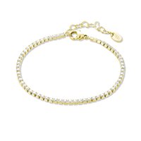 Bracciale Brand Donna Tennis colorato in Acciaio Zircone 14BR012WG-M - 14BR012WG-M